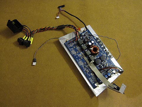 Audio усилитель Crunch GTO 4120. Car-PC для Mercedes E Class, W 211, Audio 20.