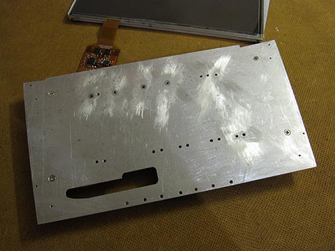 Алюминиевая монтажная плата для 10,1-дюймового дисплея. Car-PC для Mercedes E Class, W 211, Audio 20.