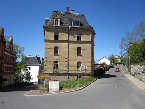 Вид на дом Виктора Дителя с восточной стороны.