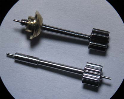Manufacturing of the pinion
