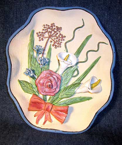 Folk art, Filimonovo toy, Bunch of flowers