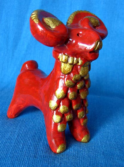 Folk art, Abashevo toy, Ram