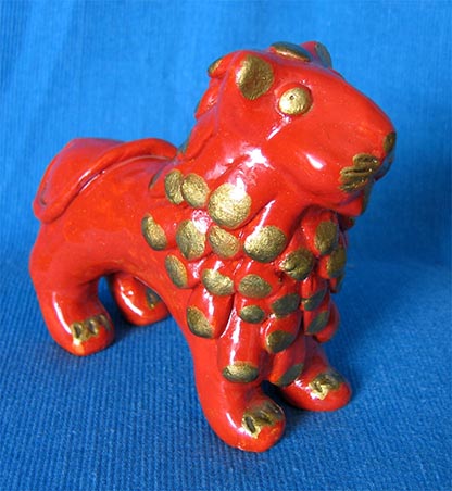 Folk art, Abashevo toy, Lion