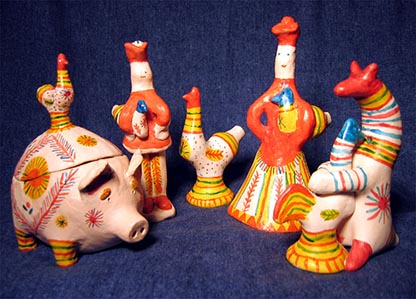 Folk art, Filimonovo toy, Plastik