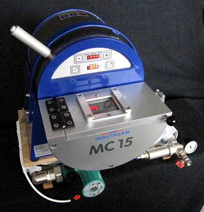 Induction casting machine MC15, overall view