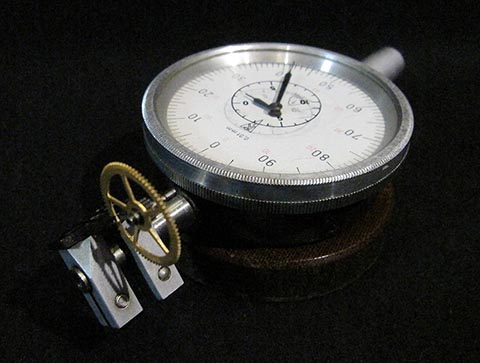 Микрометр. Крупный план.