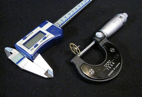 Электронный штангенциркуль, микрометр TESA.