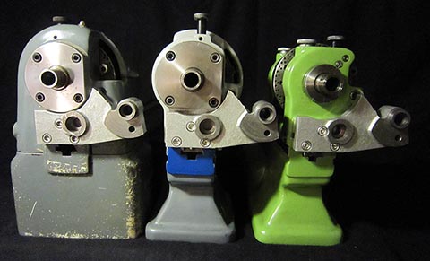 Gewindeschneidapparat, montiert auf verschiedene Spindeln von Schaublin 70.