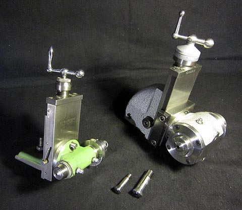 Drehmaschine Schaublin 70, vertikaler Support (alte und neue Version).