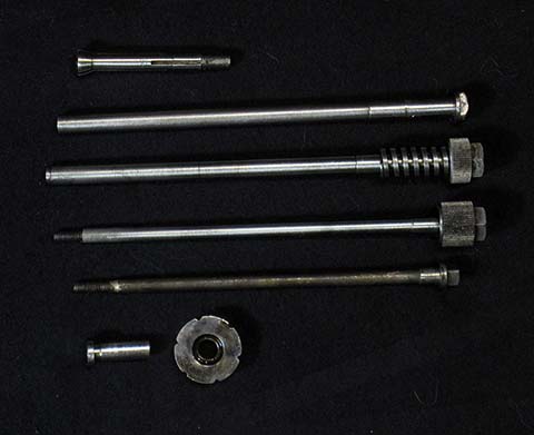 Steinel SR 2 Walzmaschine für Zapfen. Mehrere Pinolen, abgenutzt und neu.