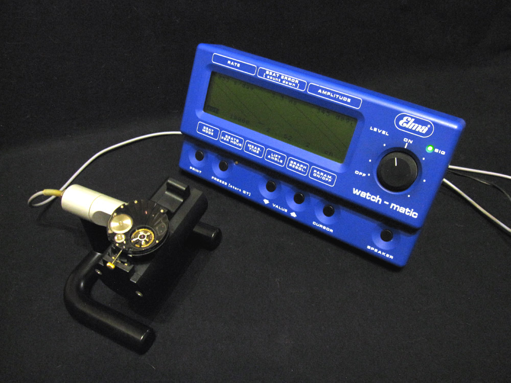 Mechanical watch testing station Elma Watch-Matic